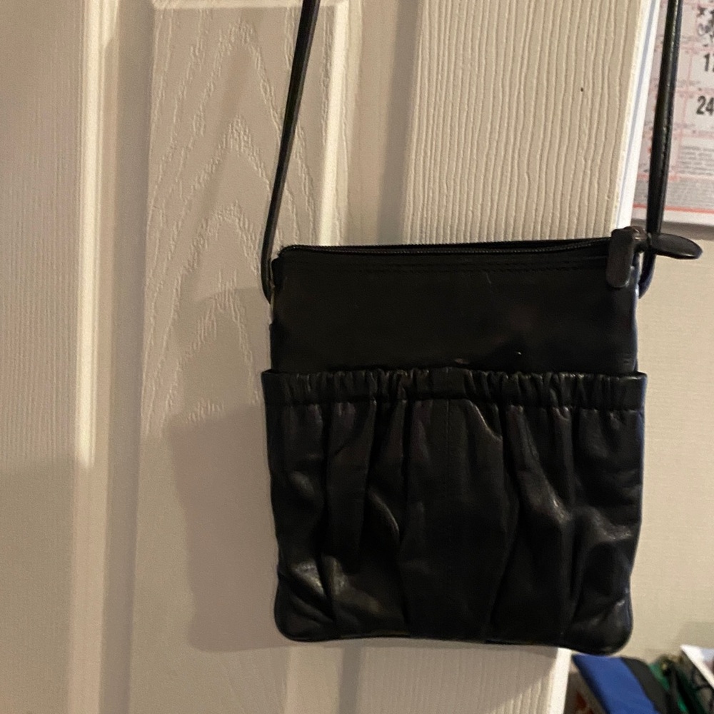 Elegant Black Leather Women's Bag